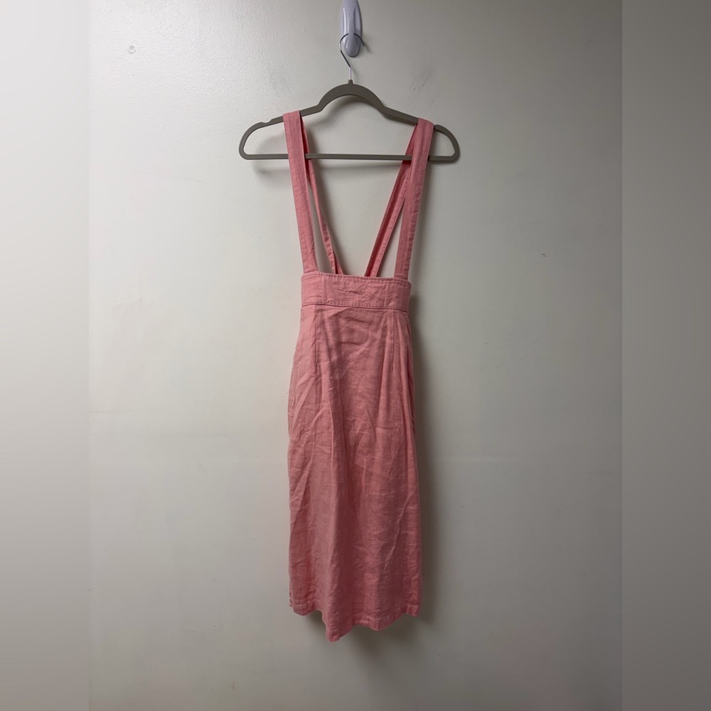 Maeve Linen Pink‎ Pinafore Skirt Size 6